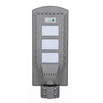 Lampa solara stradala sau de curte, 60W, lumina rece cu telecomanda Lampa solara stradala sau de curte, 60W, lumina rece cu telecomanda