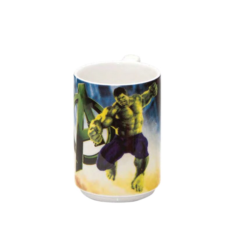 Cana cu model Hulk, 300 ml, portelan, Multicolor