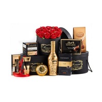 pachet cadou best image model baileys chocolat luxe cu lichior cremos si catifelat ciocolata lindt cafea cosmetice de calitate si cutie parfumata cu trandafiri imagen 9_0_
0