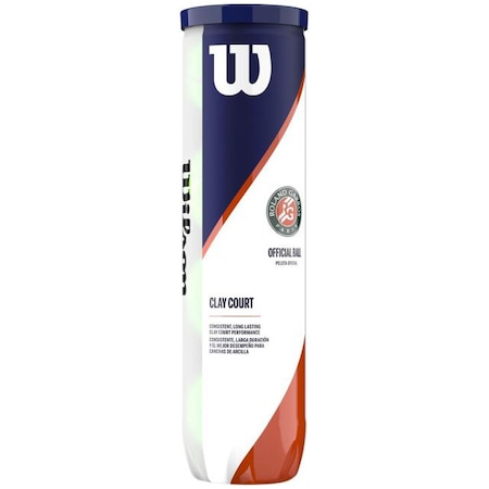 Mingi tenis de camp Wilson ROLAND GARROS CLAY, 4 bucati
