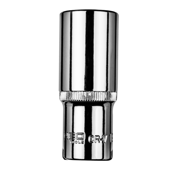 Dugókulcs Neo 19mm 3/8" 6 lapú hosszú 08-194