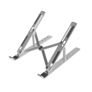 Suport Laptop, Zenix™, SL-1, pliabil, aluminiu, argintiu, pana la 15 inch Suport Laptop, Zenix™, SL-1, pliabil, aluminiu, argintiu, pana la 15 inch