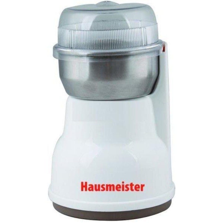 Hausmeister HM 5207 kávédaráló, 65 g kapacitás, fehér