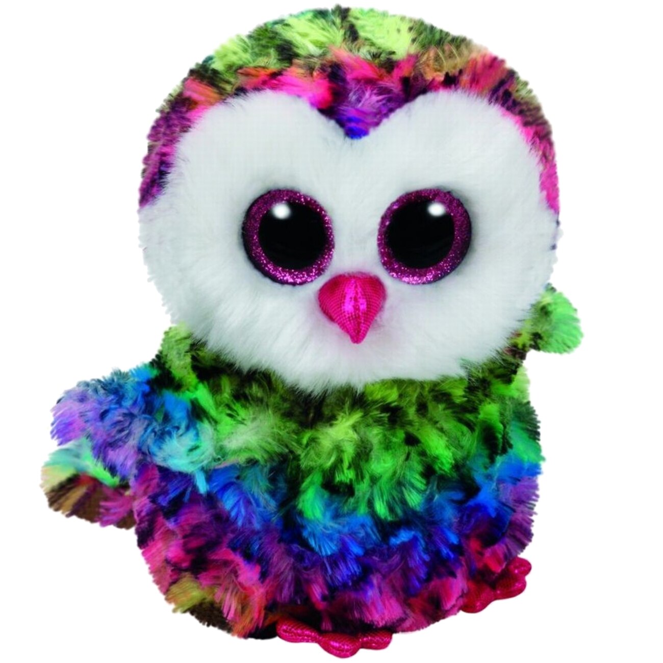 Jucarie de plus TY - Beanie Boos, Bufnita Owen, 15 cm