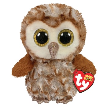 Jucarie de plus TY - Beanie Boos, Bufnita Percy, 15 cm Jucarie de plus TY - Beanie Boos, Bufnita Percy, 15 cm