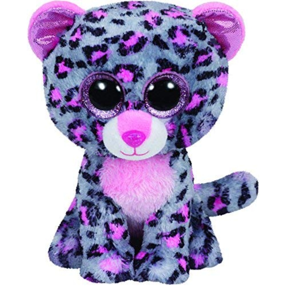 Jucarie de plus TY - Beanie Boos, Leopardul Tasha, 24 cm