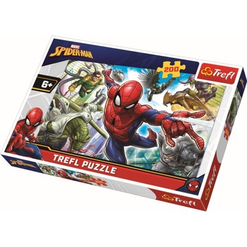 Puzzle Trefl, Spider-Man, 200 piese Puzzle Trefl, Spider-Man, 200 piese