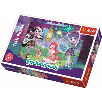 Puzzle Trefl, Magia Enchantimals, 30 piese Puzzle Trefl, Magia Enchantimals, 30 piese
