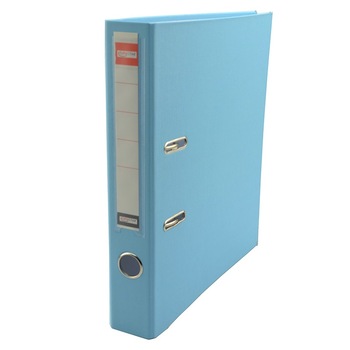 Biblioraft plastifiat Alphaline, cotor 5 cm, A4, Blue Biblioraft plastifiat Alphaline, cotor 5 cm, A4, Blue