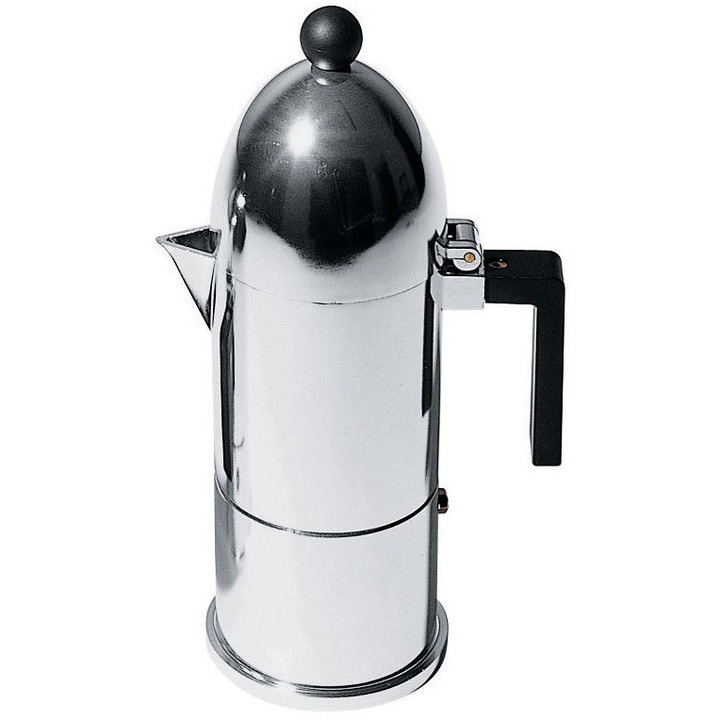 LA CUPOLA espresso kávéfőző, alumínium, ALESSI, 6 csésze