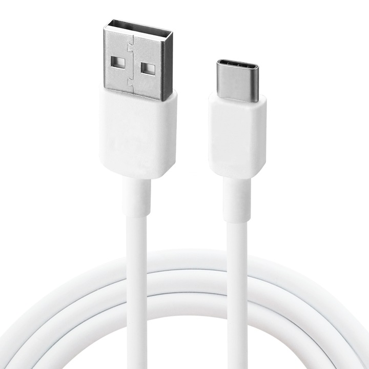 EVTrend® премиум кабел за зареждане, USB-C, бързо зареждане, пренос на данни, за Android телефон или таблет, USB, USB-C, бързо зареждане, 1 м, БЯЛ