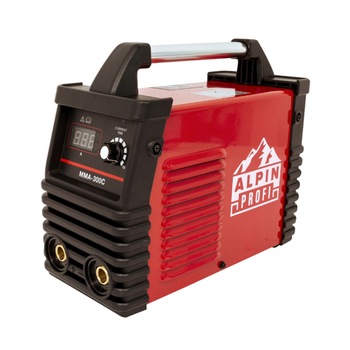 Aparat de sudura tip invertor Alpin MMA-300C, 300 A, masca si accesorii, valiza inclusa Aparat de sudura tip invertor Alpin MMA-300C, 300 A, masca si accesorii, valiza inclusa