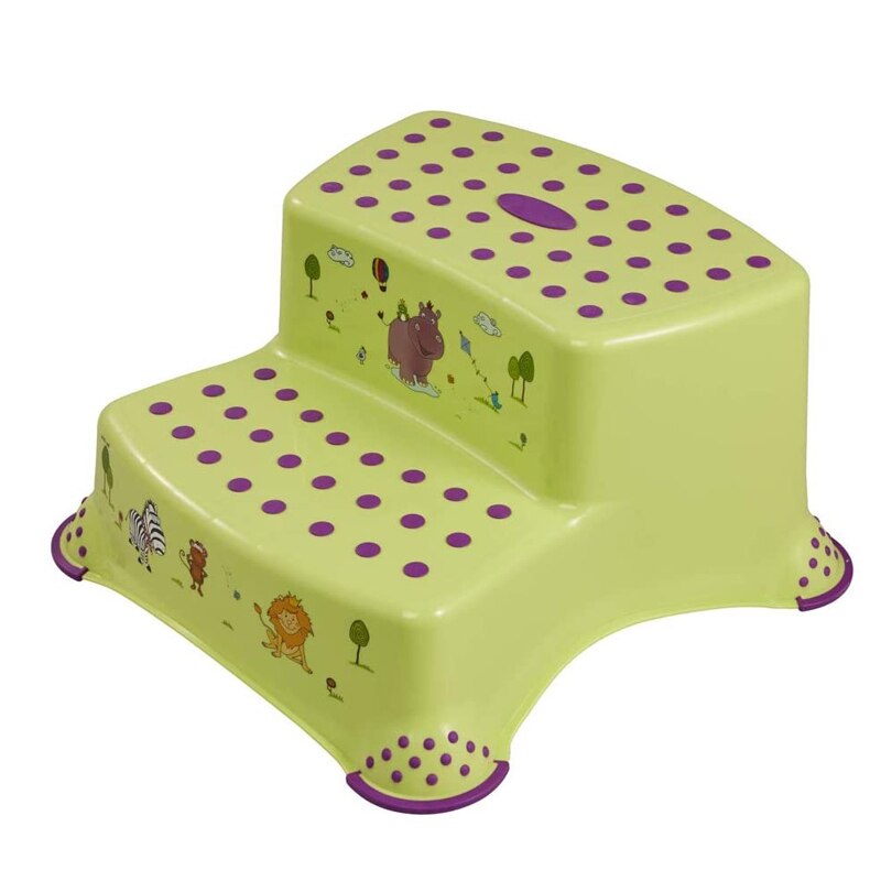 Inaltator cu doua trepte pentru toaleta si chiuveta Keeeper Hippo 10031262012, Verde