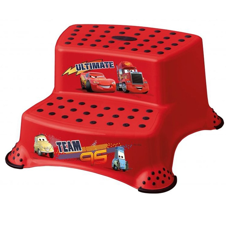 Двустепенен щранг за тоалетна и мивка Keeper Cars 1003240117100R, Червен