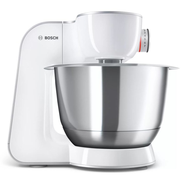 Bosch MUM58231 konyhai robotgép, 1000W, 7 sebességfokozat, Fehér/Ezüst