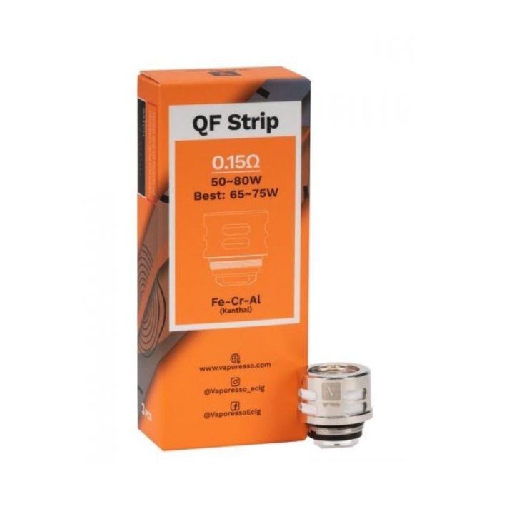 Set 1 x Rezistenta Vaporesso QF Strip SKRR - 0.15ohm