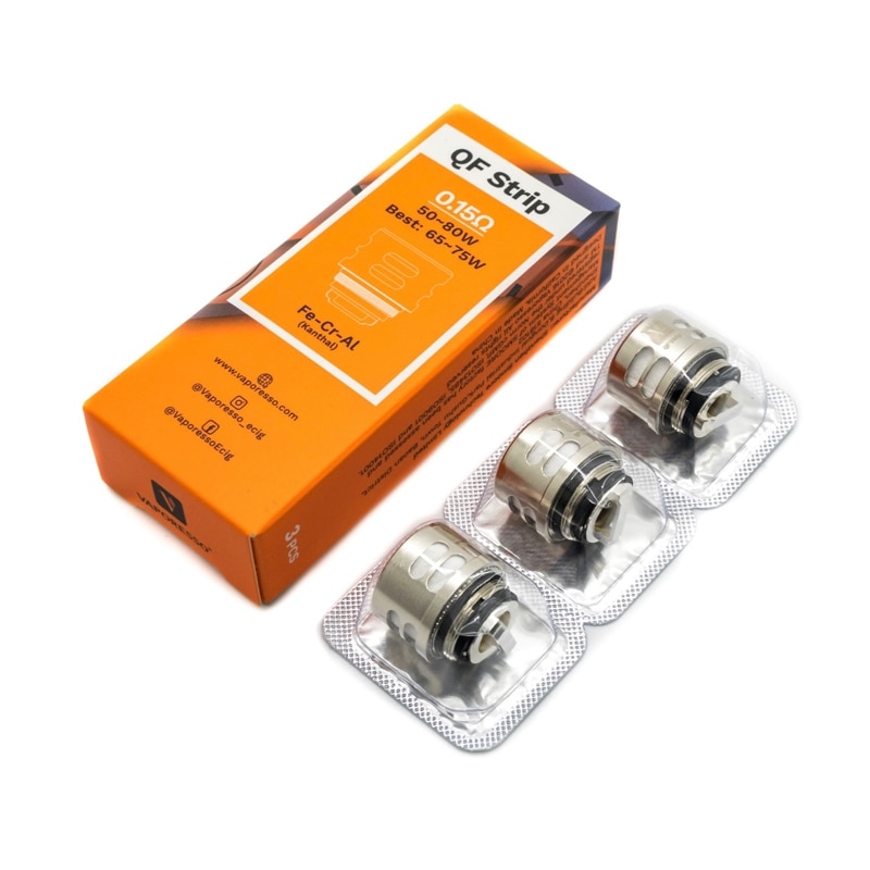 Set 3 x Rezistente Vaporesso QF Strip SKRR - 0.15ohm