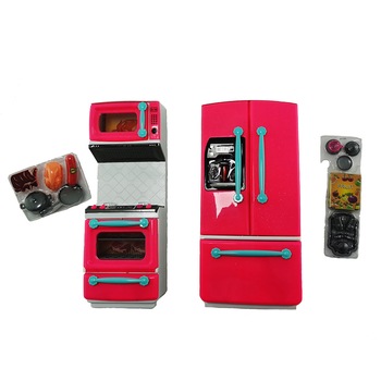 Bucatarie roz cu sunete si lumini 34 cm h Bucatarie roz cu sunete si lumini 34 cm h