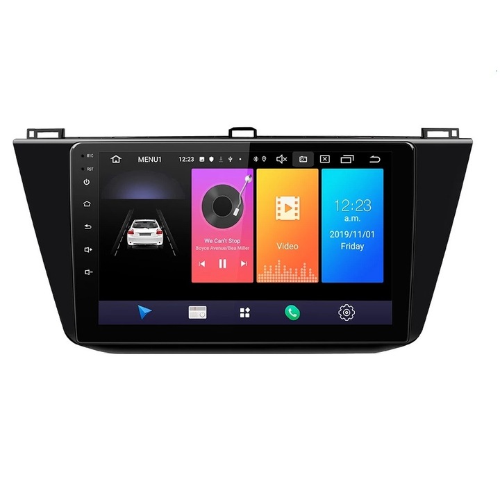 Navigatie Gps VW Tiguan ( 2016 + ) , Android , 2 GB RAM + 16 GB ROM , Display 10.1 " , Internet , 4G , Aplicatii , Waze , Wi Fi , Usb , Bluetooth , Mirrorlink