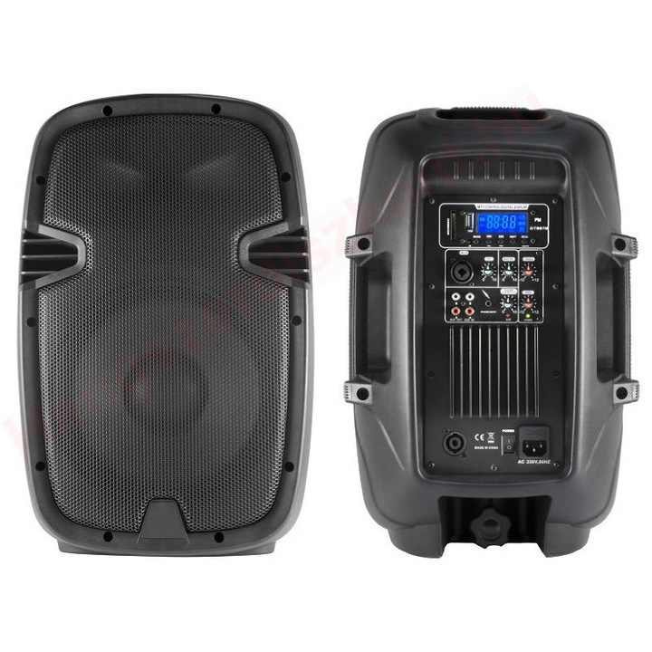 Комплект от 2 високоговорителя, активен + пасивен SAL, PAX 25PRO, 25 см, BT, FM, MP3