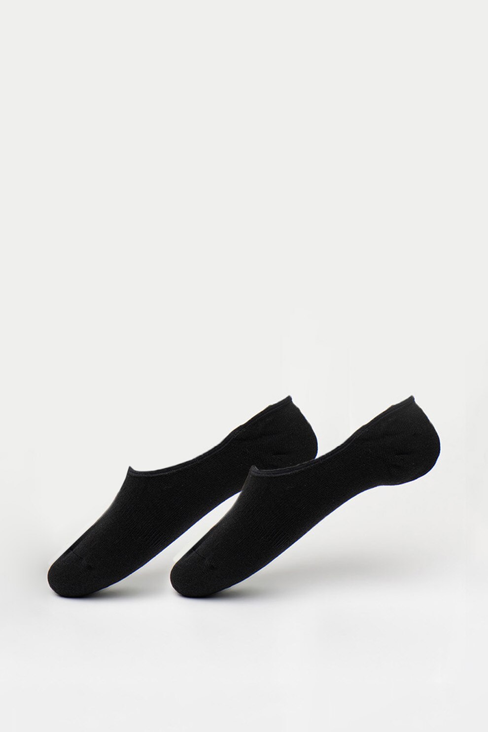 GAP, Set de sosete foarte scurte din amestec de bumbac, 2 perechi, Negru, One Size