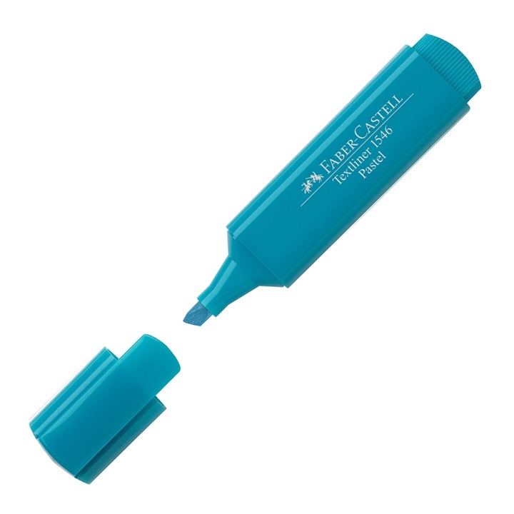 Текст Маркер Faber-Castell 1546, Пастелен, Тюркоаз