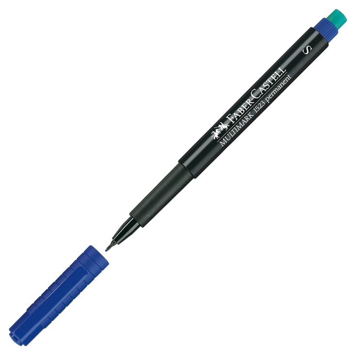 Тънкописец Faber-Castell 1523 Ohp S, Перманентен, 0.4 Mm, Син