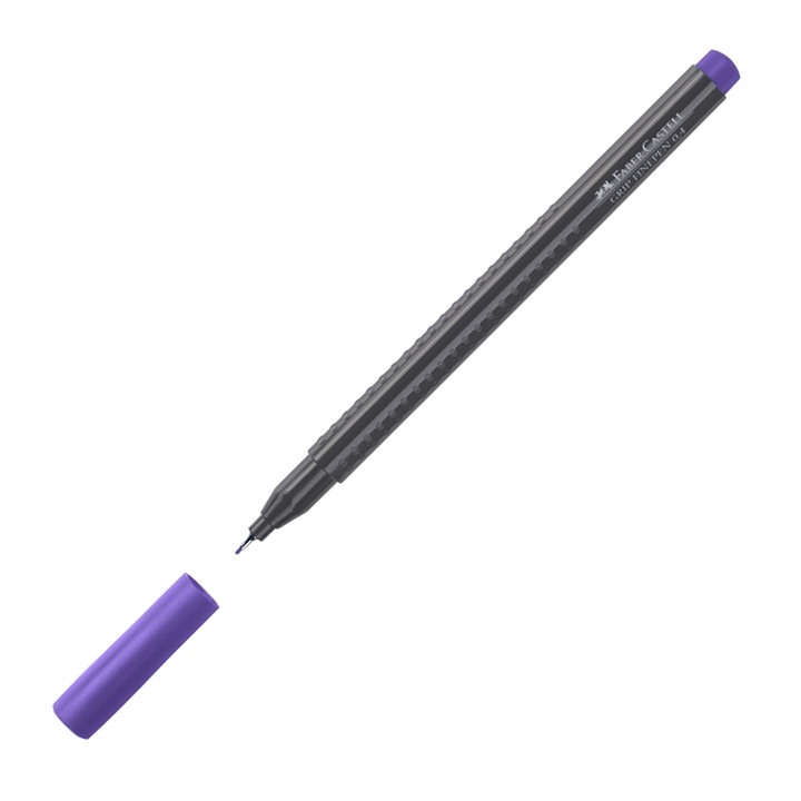 Liner, Faber-Castell, 0,4 mm, Violet inchis
