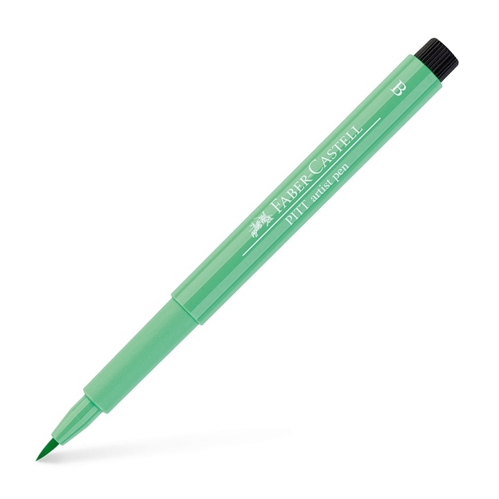 Marker Faber-Castell, Pitt Artist Pen, 162, Tip B, Light Phthalo Green