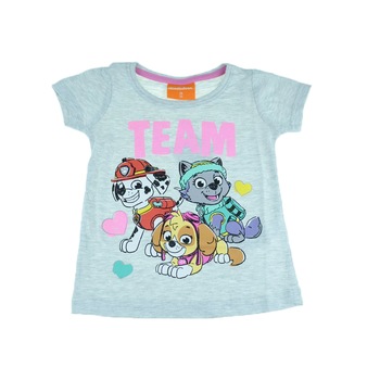 Tricou pentru fete E Plus M Paw Patrol 52-02-117, Gri Tricou pentru fete E Plus M Paw Patrol 52-02-117, Gri