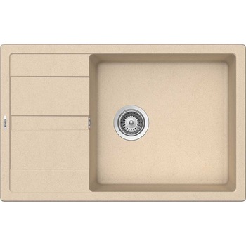 Chiuveta granit Schock Ronda D-100XL Moonstone Cristalite 780 x 500 mm, adancime cuva 195 mm, reversibila, montare pe blat Chiuveta granit Schock Ronda D-100XL Moonstone Cristalite 780 x 500 mm, adancime cuva 195 mm, reversibila, montare pe blat