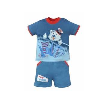 Compleu 2 piese de vara pentru baieti Koala Dyzio 1987B, Bleumarin Compleu 2 piese de vara pentru baieti Koala Dyzio 1987B, Bleumarin