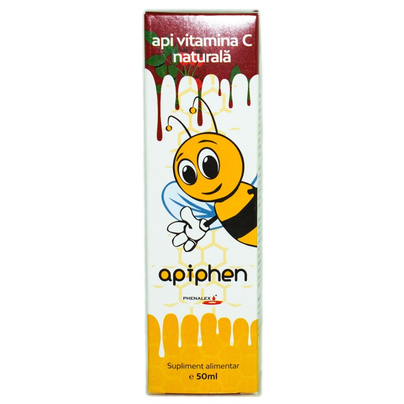 Api vitamina c naturala, Phenalex, 50 ml