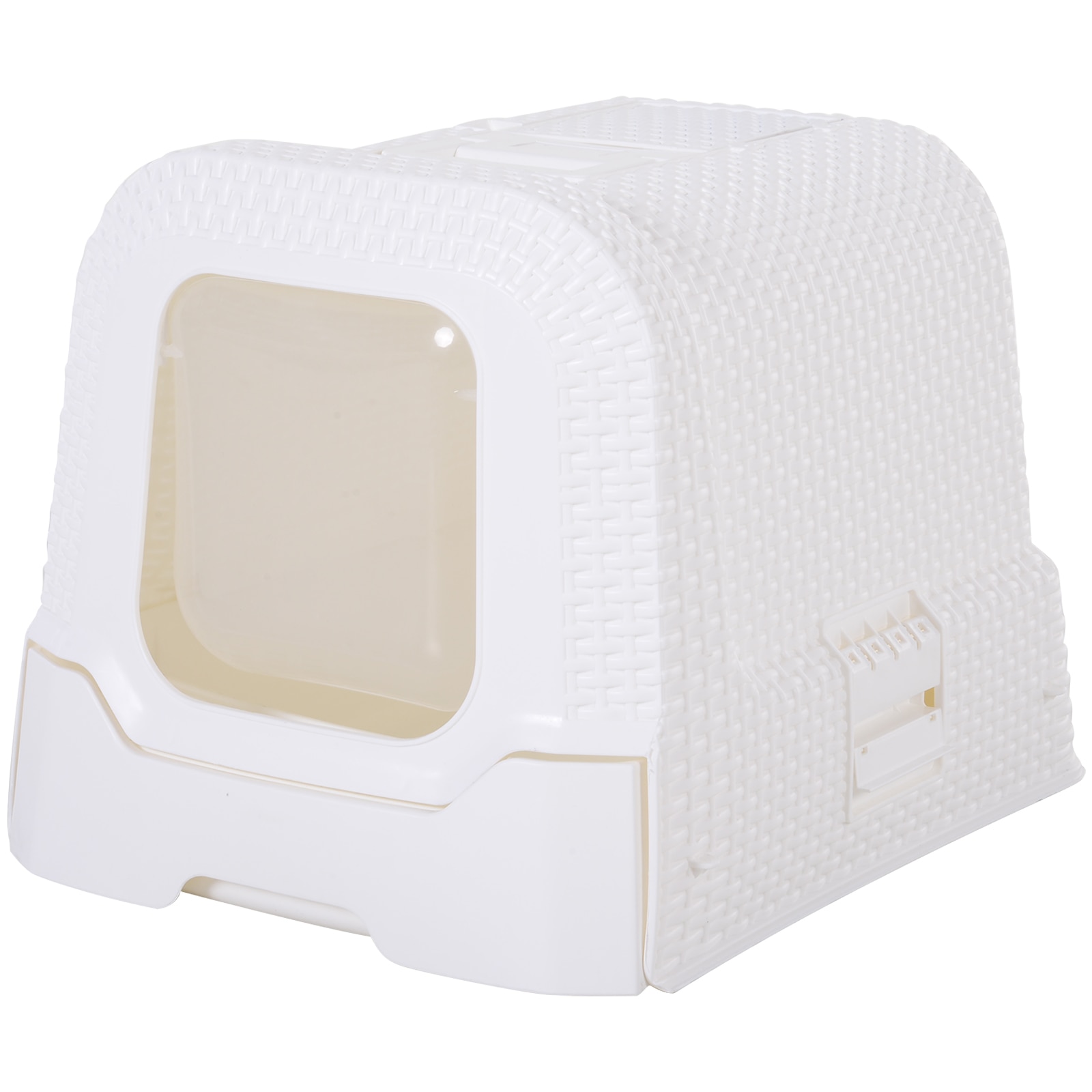 Litiera pentru pisici, Alb