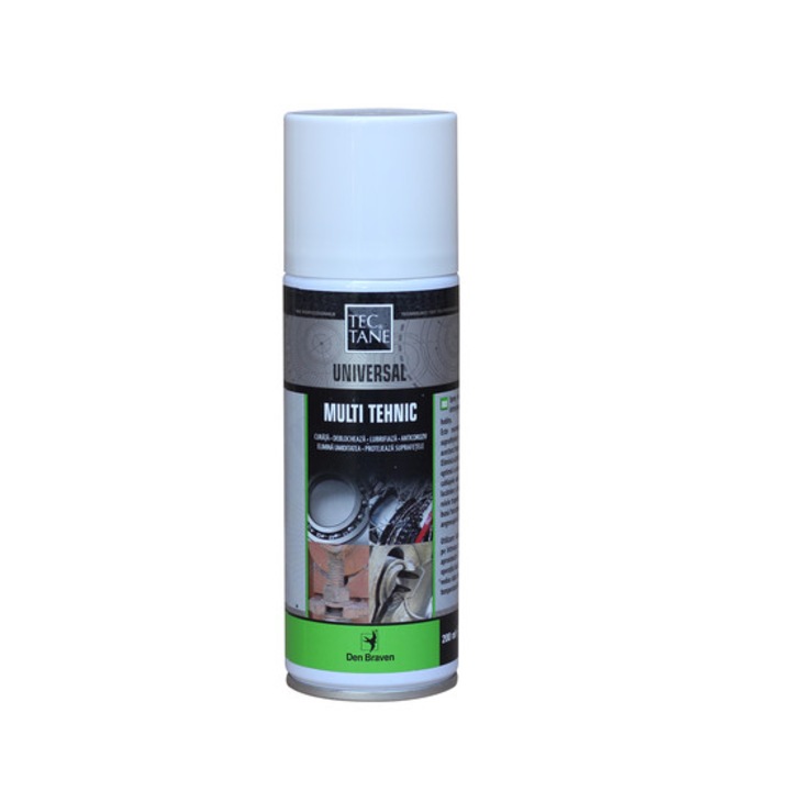 Spray Multitehnic, Den Braven, multifunctional pentru curatare, deblocare si intretinere, 200ml
