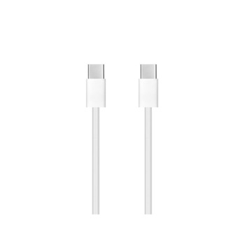 Cablu incarcare/transfer date, Mega, Universal, USB-C/USB-C, 1 m, Alb Cablu incarcare/transfer date, Mega, Universal, USB-C/USB-C, 1 m, Alb