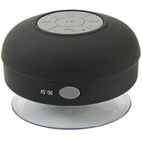 Boxa portabila rezistenta la apa elSales Shower Speaker cu Bluetooth , microfon incorporat , ventuza de prindere , negru