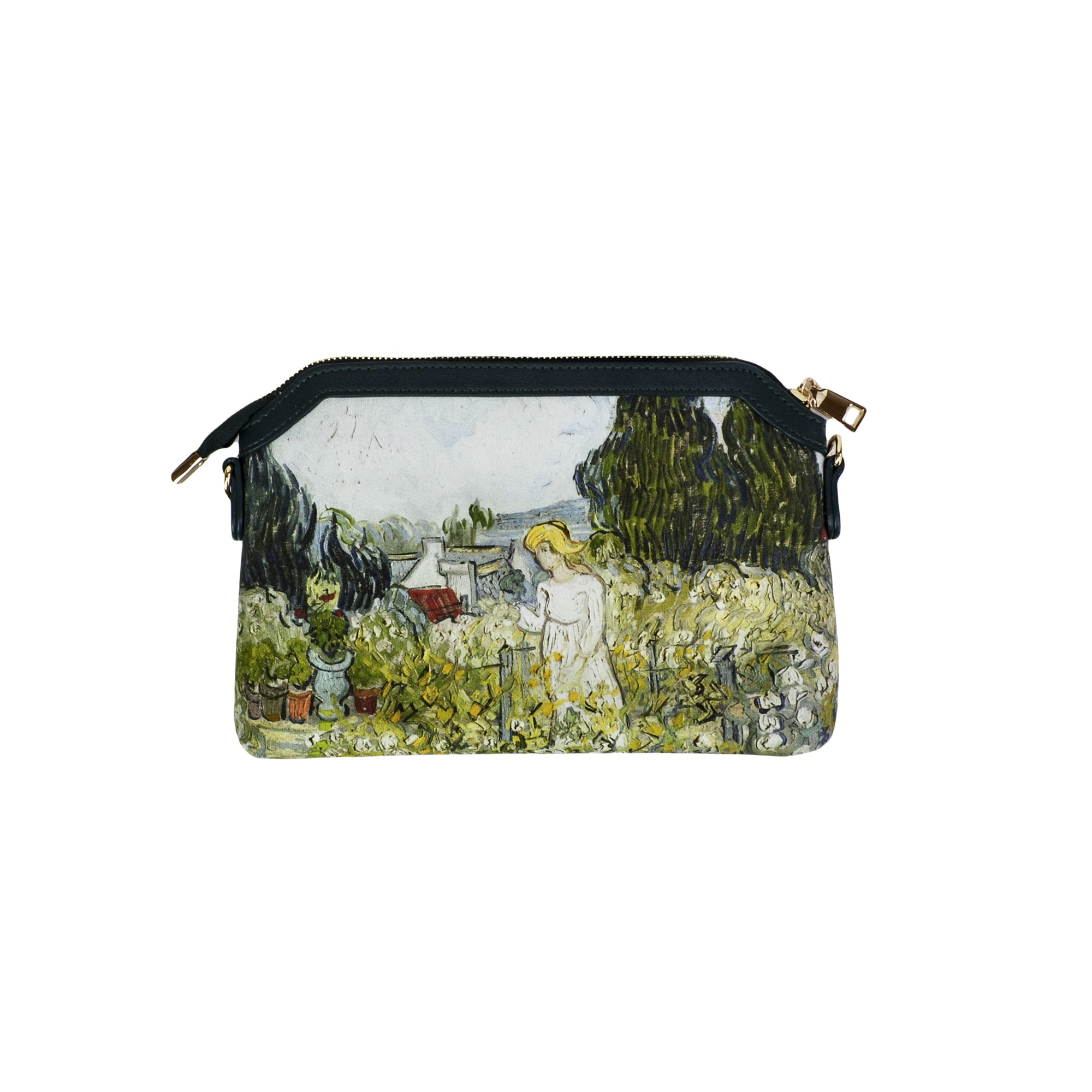 Poseta Van Gogh, 24.5 x 4.5 x 17 cm, verde