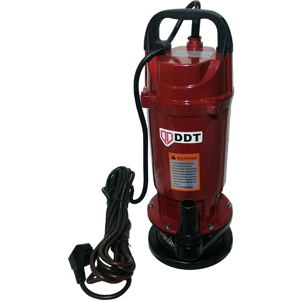 Pompa submersibila, DDT, QDX20, 550 W, Rosu/Negru