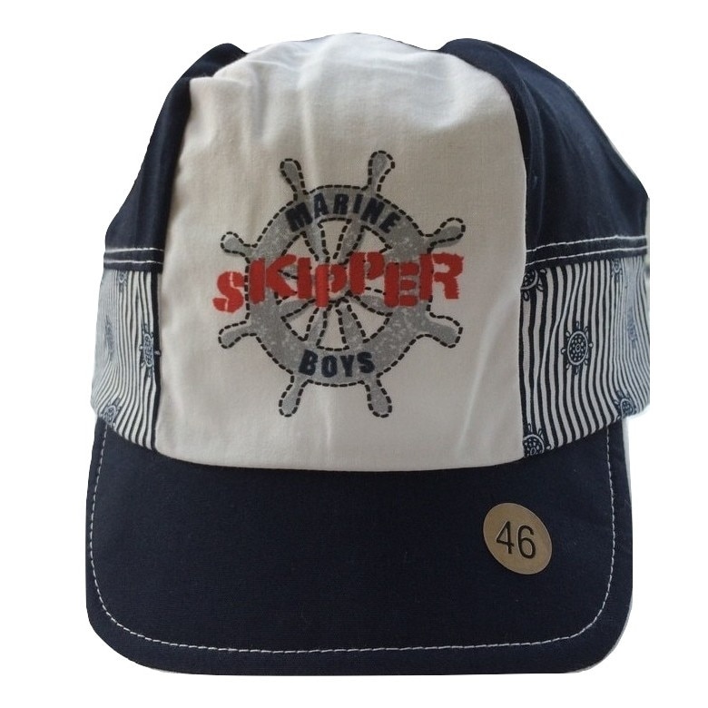 Sapca baieti,MARIKA,ML-0478,bleumarin,marime 46 cm