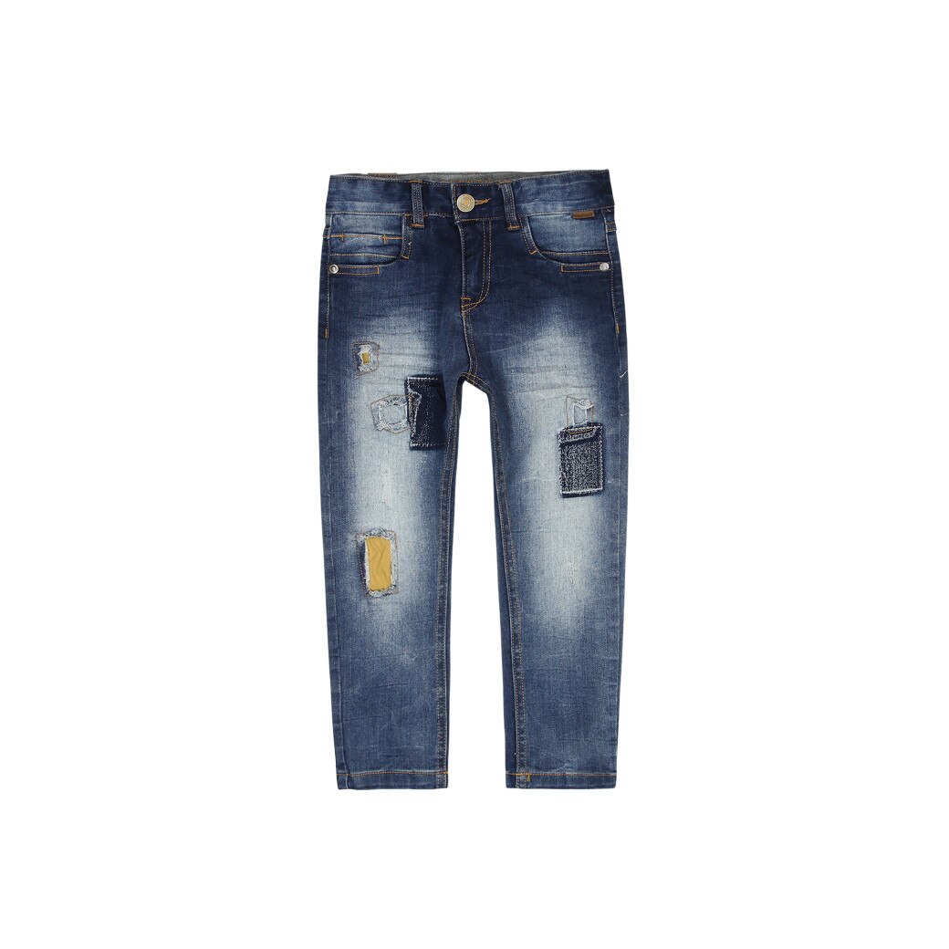 Pantaloni din denim slim fit supersoft, Boboli, baieti, Denim