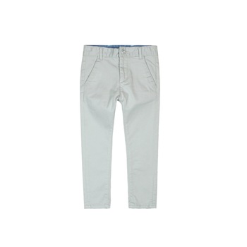 Pantaloni gri deschis cu betelie elastica, Boboli, baieti, 7 ani, 122 cm Pantaloni gri deschis cu betelie elastica, Boboli, baieti, 7 ani, 122 cm