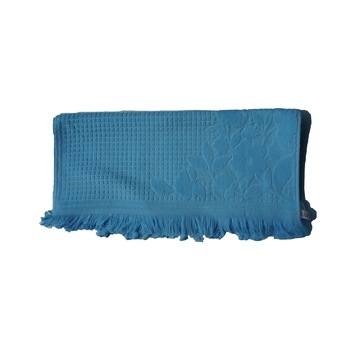Prosop baie bumbac , Eliza Mavi 50x90 cm Albastru Prosop baie bumbac , Eliza Mavi 50x90 cm Albastru