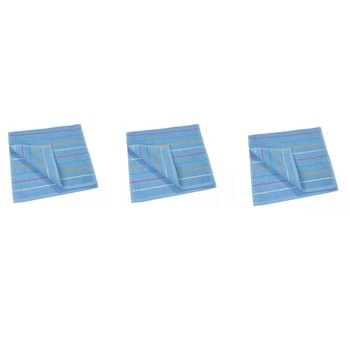 Set 3 prosoape Studio Casa Waves 70 x 140 cm , Bleu Set 3 prosoape Studio Casa Waves 70 x 140 cm , Bleu