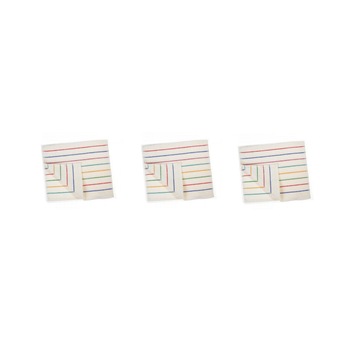 Set 3 prosoape Studio Casa Waves 70 x 140 cm , Alb Set 3 prosoape Studio Casa Waves 70 x 140 cm , Alb