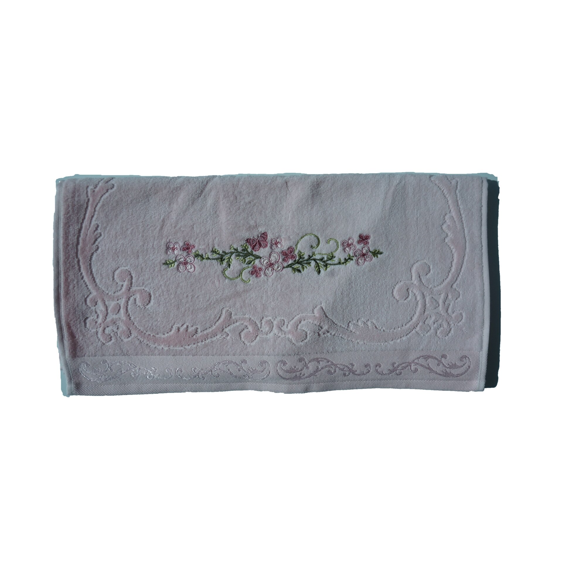 Prosop baie bumbac , Dila Roz 50x90 cm