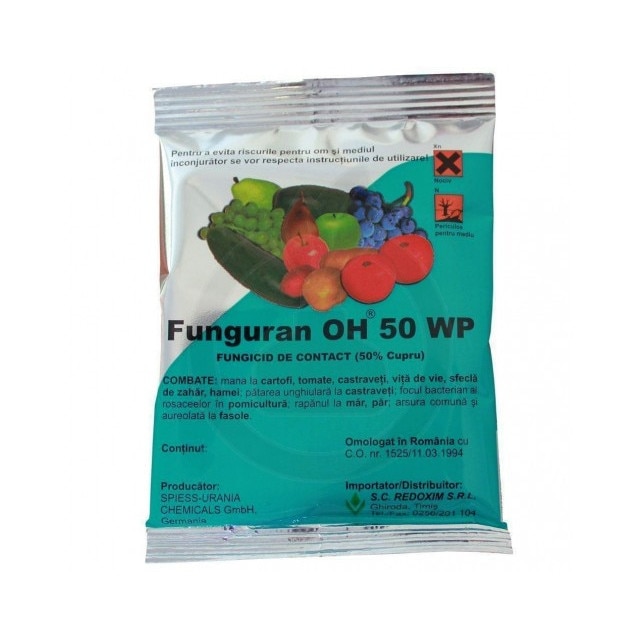 Fungicid Funguran OH 50 WP, 30 g