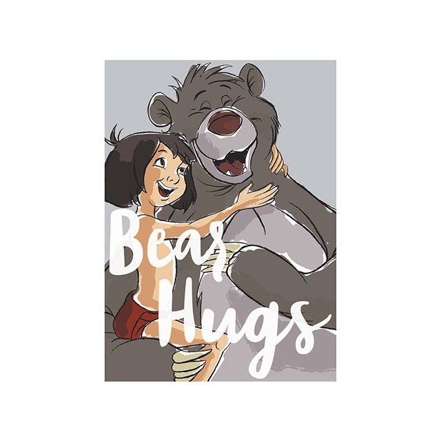 Decoratiune poster Bear Hug, 50x70 cm