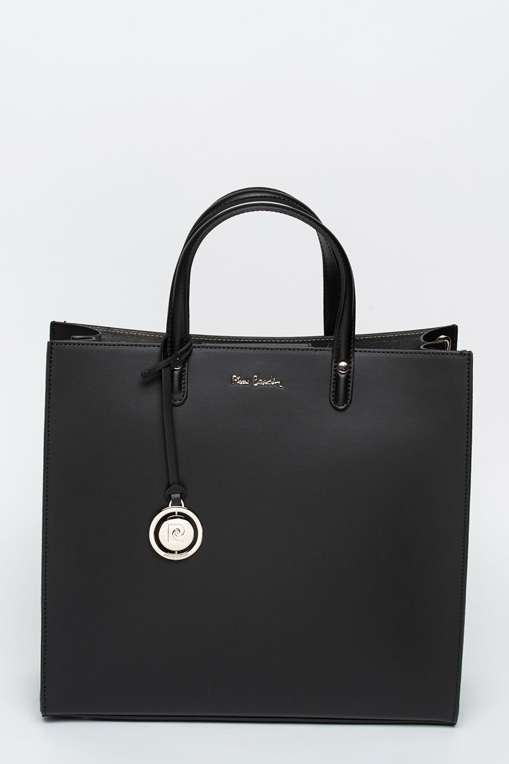 Pierre Cardin, Geanta shopper de piele Ruga, Negru