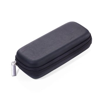 Organizator cu fermoar - negru, Negru, Piele ecologica, 18 cm x 7.7 cm Organizator cu fermoar - negru, Negru, Piele ecologica, 18 cm x 7.7 cm